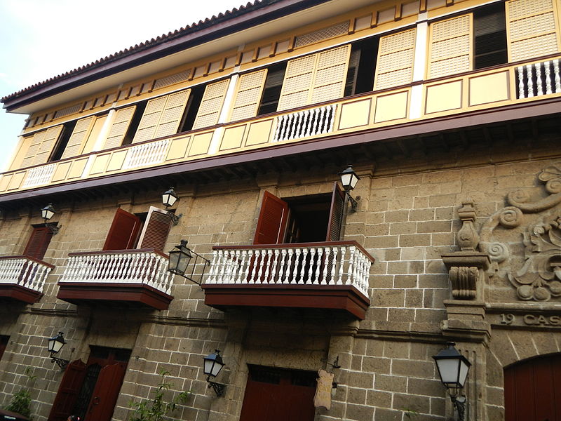 Exterior of Casa Manila, Intramuros, Manila, Philippines (image)