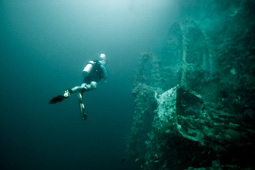 Coron Bay wreck, Palawan, Philippines (image)