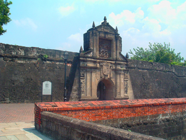 Fort Santiago gate, Intramuros, Manila (image)
