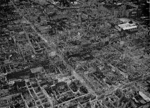 Intramuros ruins, Battle of Manila, 1945 (image)