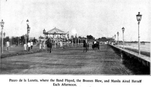 Paseo de la Luneta, Manila, 1894 (image)