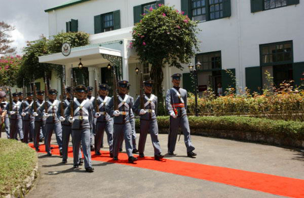 Cadets marching at PMA image